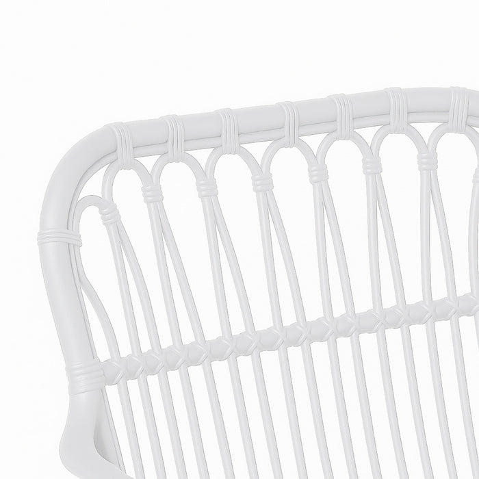 Poltrona da giardino in polipropilene effetto rattan - Meridiana