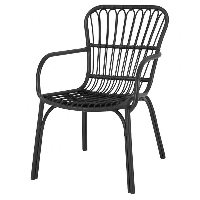 Poltrona da giardino in polipropilene effetto rattan - Meridiana