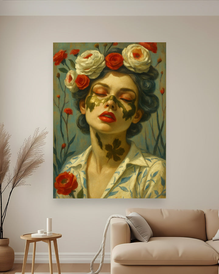 Quadro su tela da parete - Pronto da appendere - Ofelia