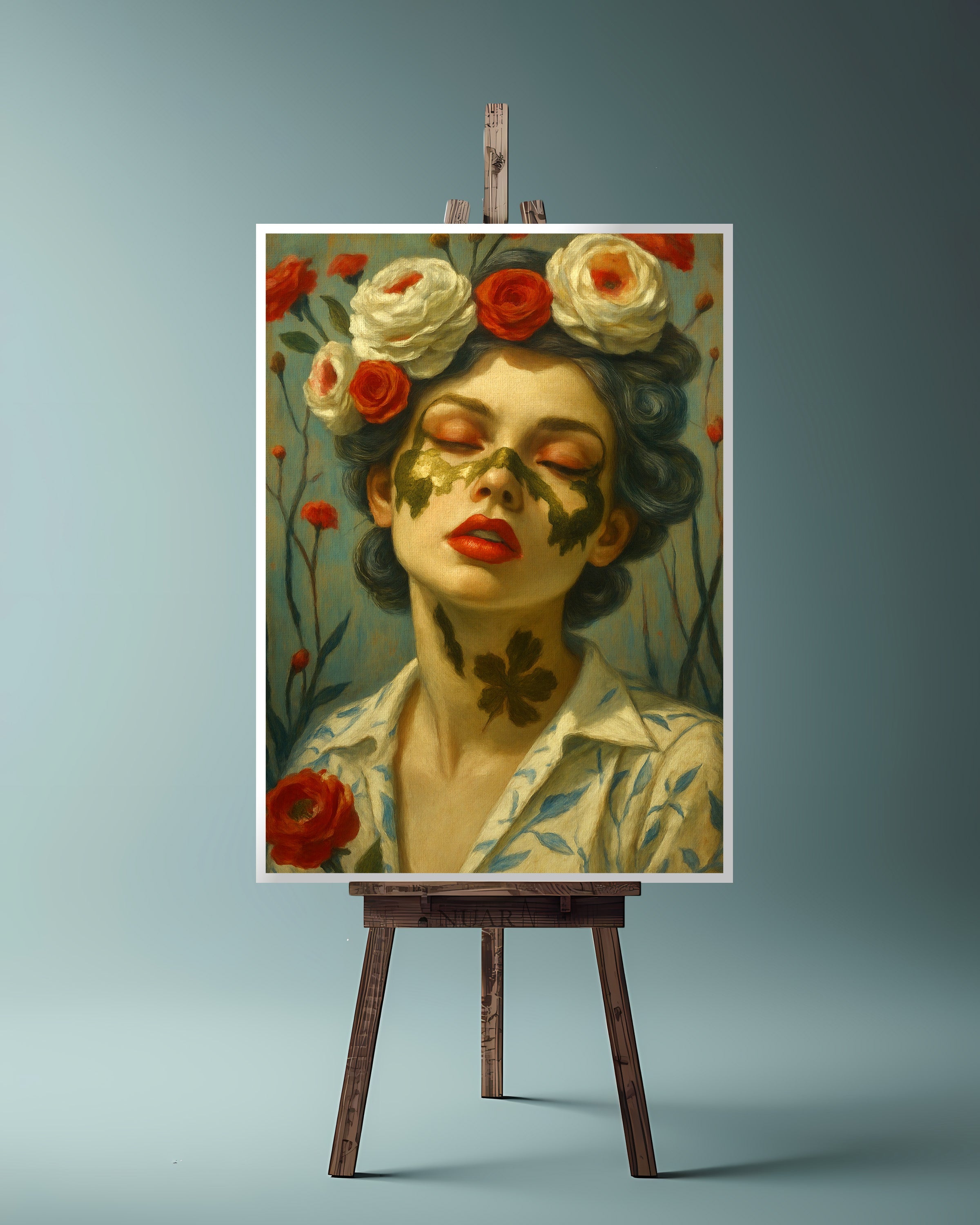 Quadro su tela da parete - Pronto da appendere - Ofelia