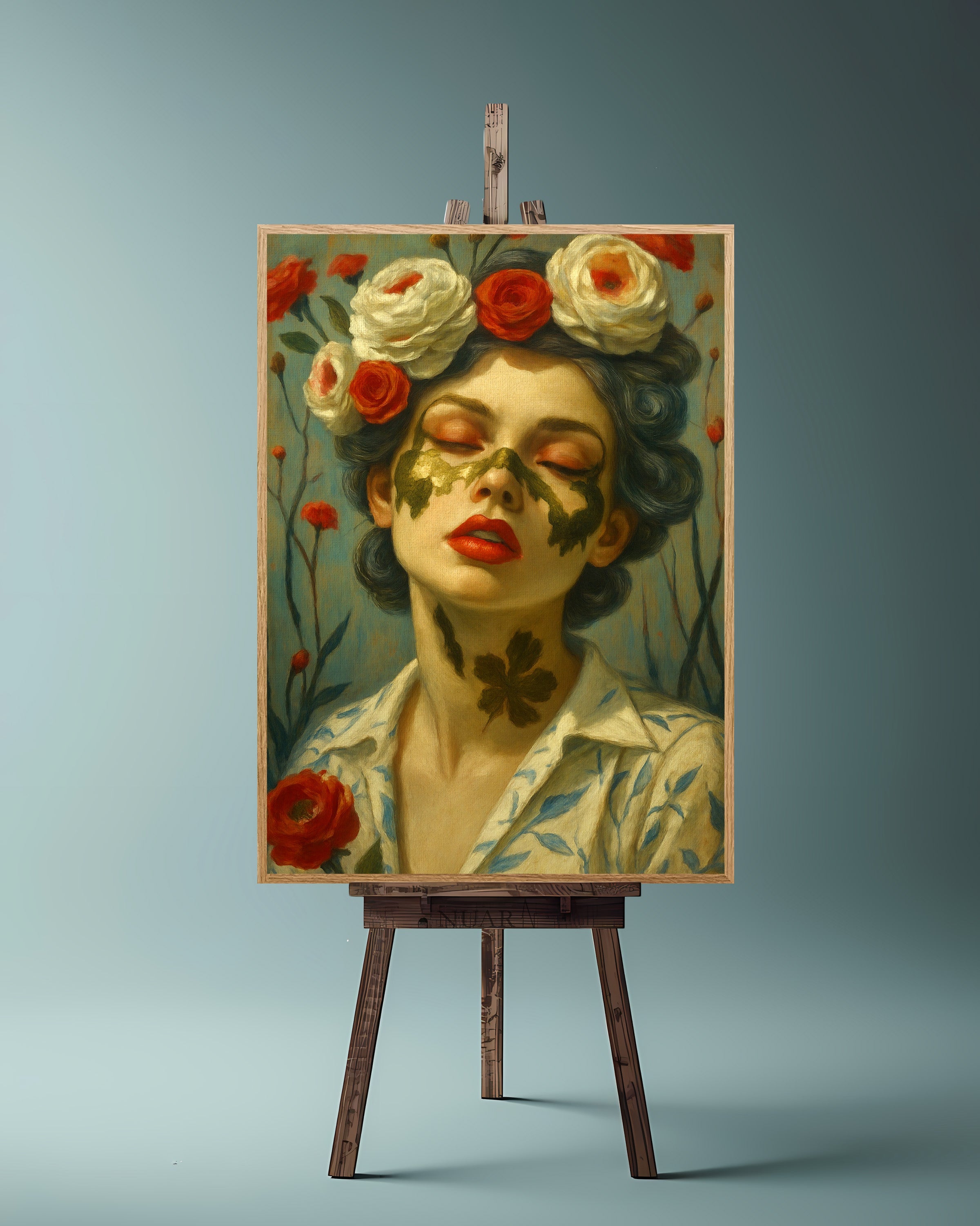 Quadro su tela da parete - Pronto da appendere - Ofelia