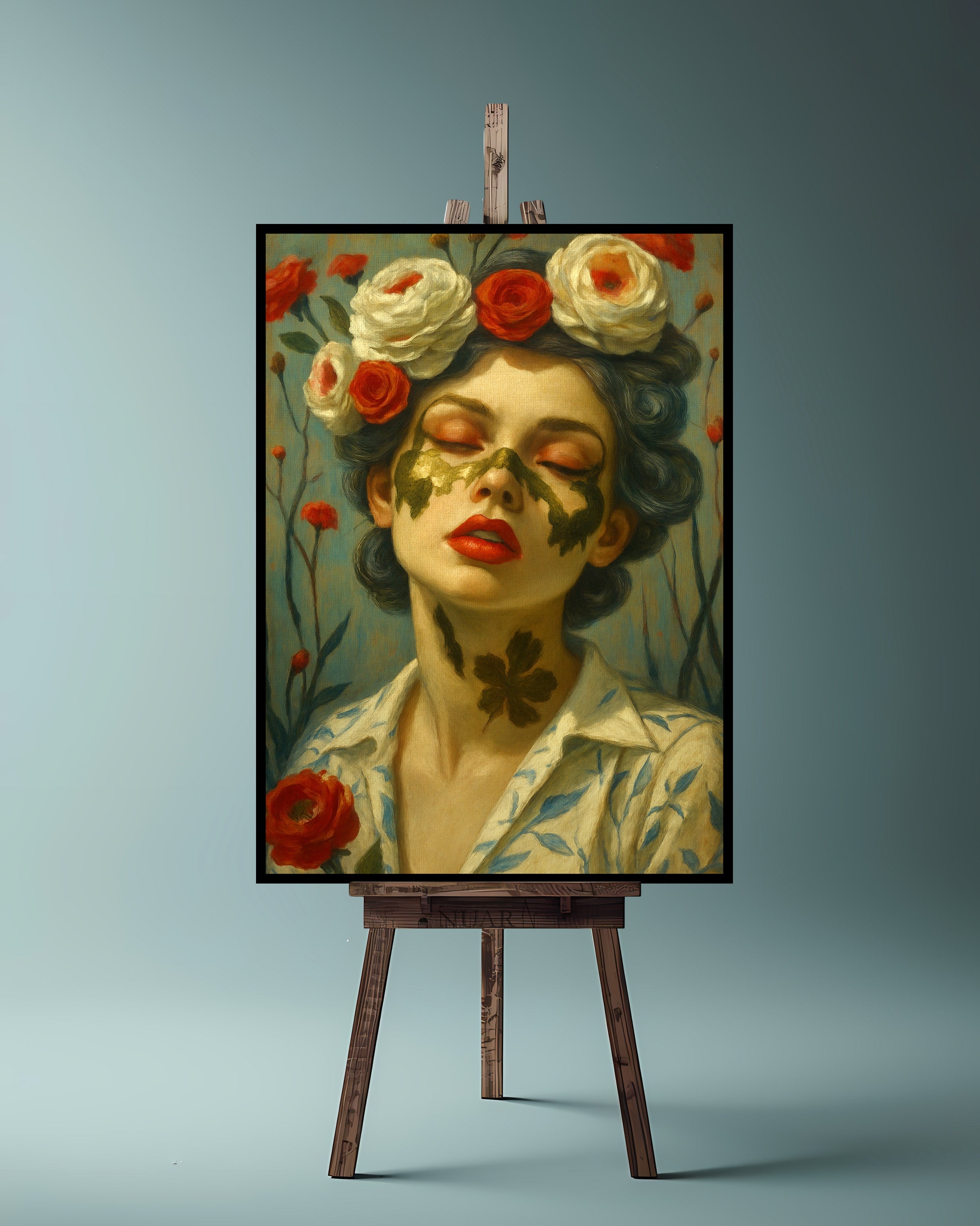 Quadro su tela da parete - Pronto da appendere - Ofelia