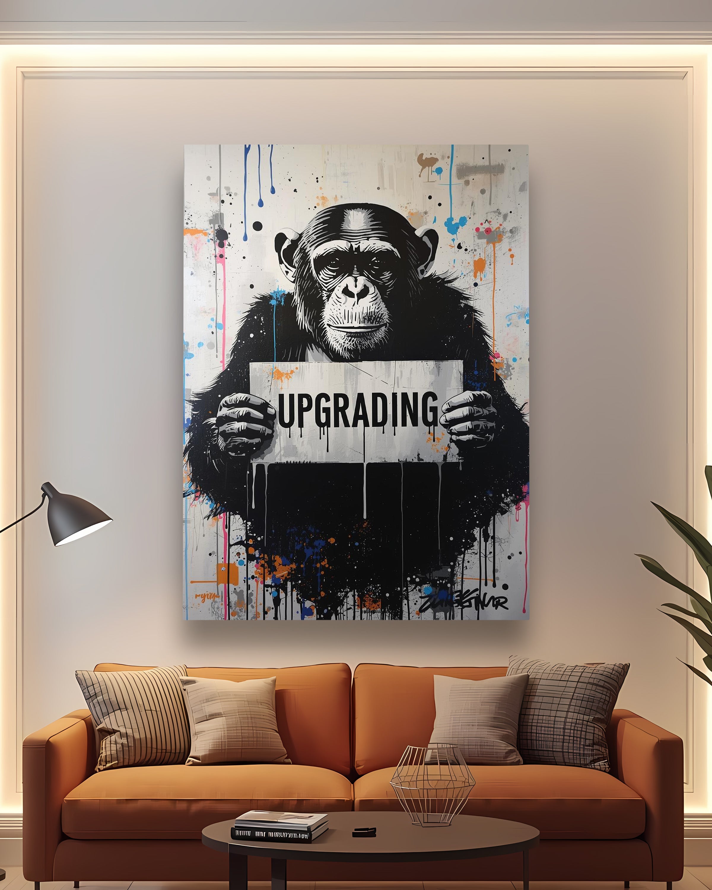 Quadro su tela da parete - Pronto da appendere - Upgrading