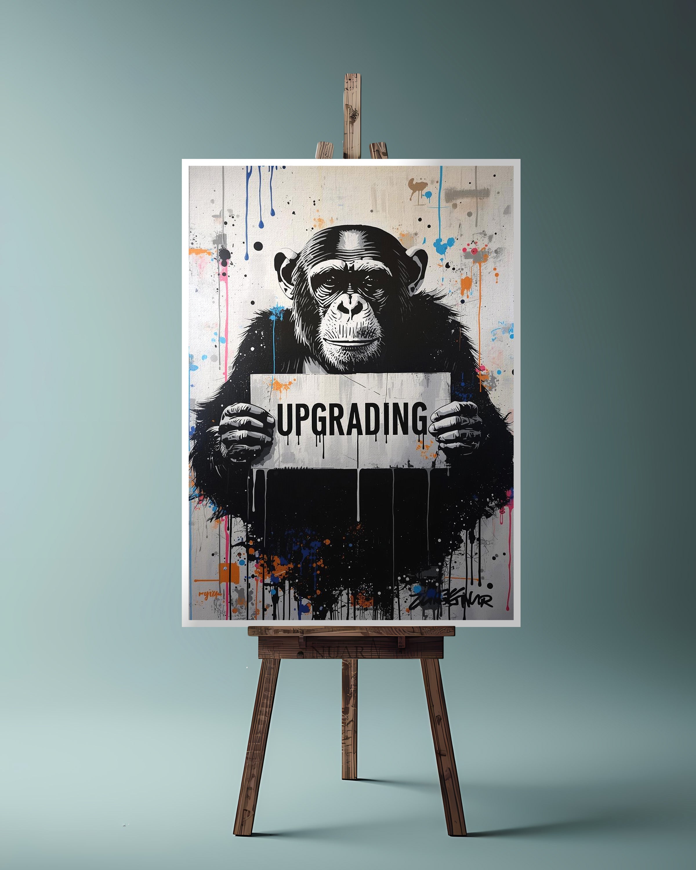 Quadro su tela da parete - Pronto da appendere - Upgrading