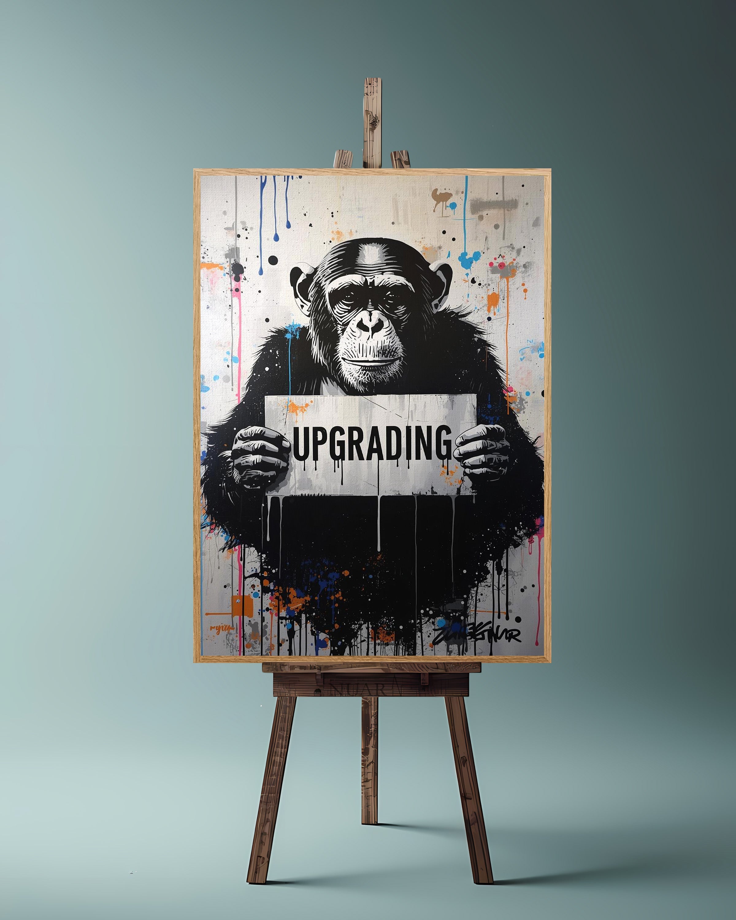 Quadro su tela da parete - Pronto da appendere - Upgrading