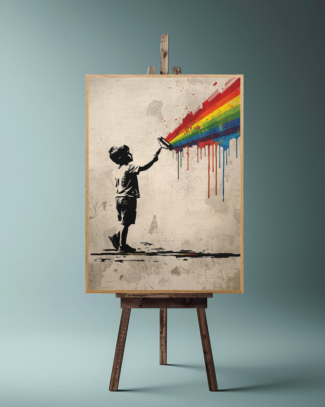 Quadro su tela da parete - Pronto da appendere - Kid