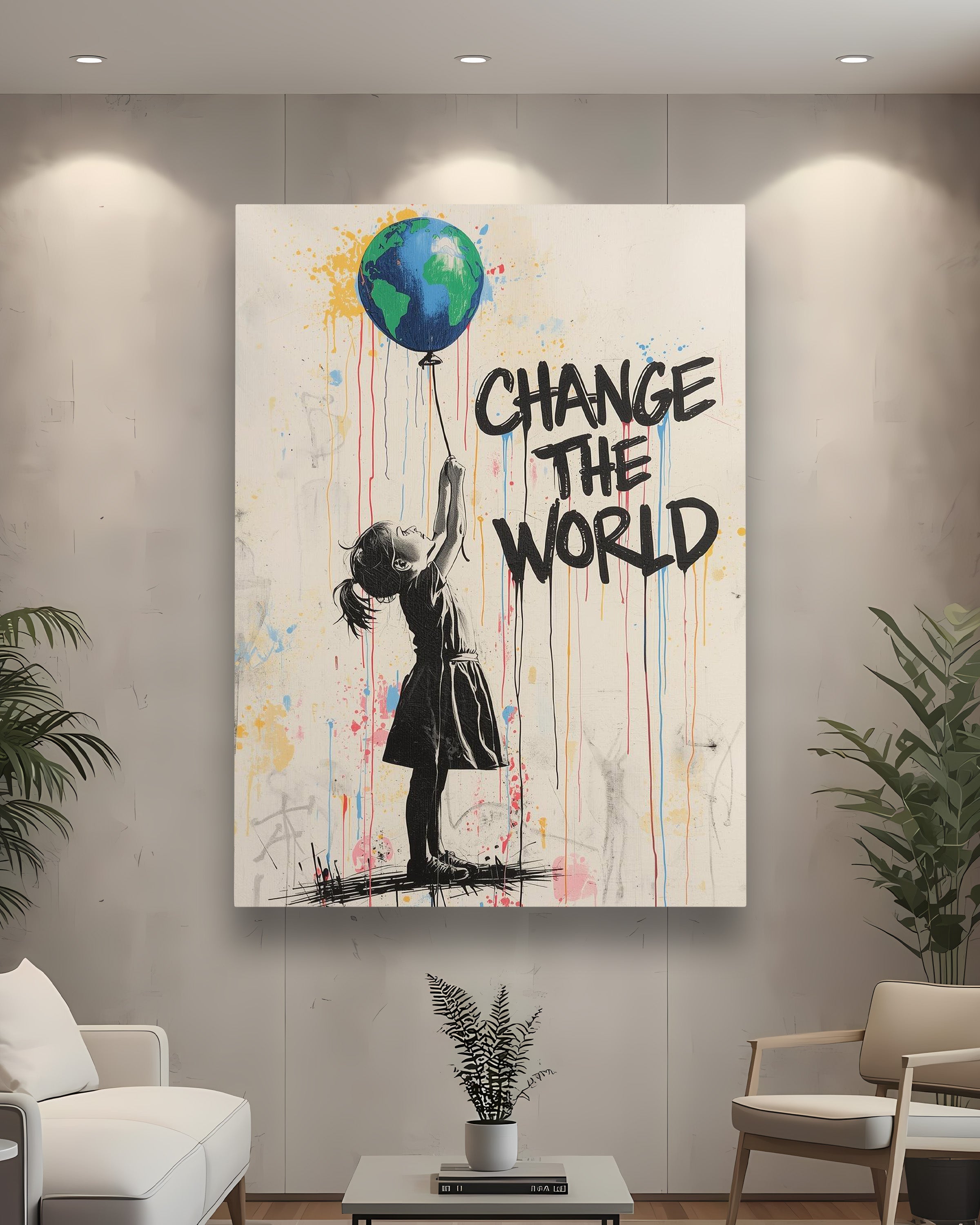 Quadro su tela da parete - Pronto da appendere - Sinum