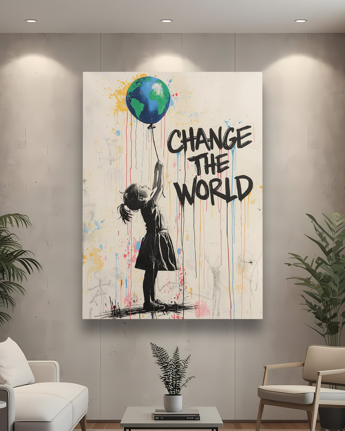 Quadro su tela da parete - Pronto da appendere - Sinum