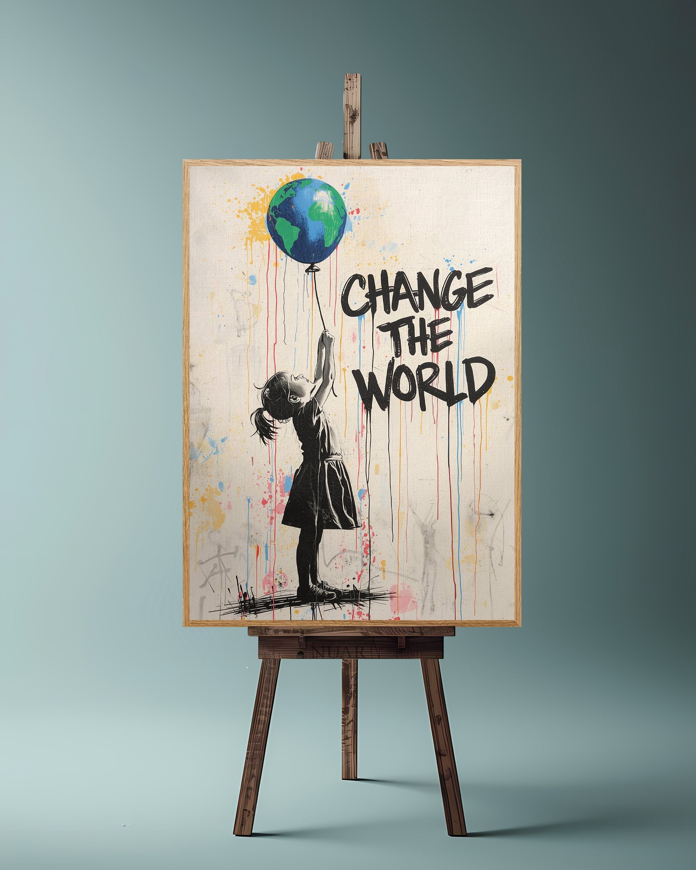 Quadro su tela da parete - Pronto da appendere - Sinum