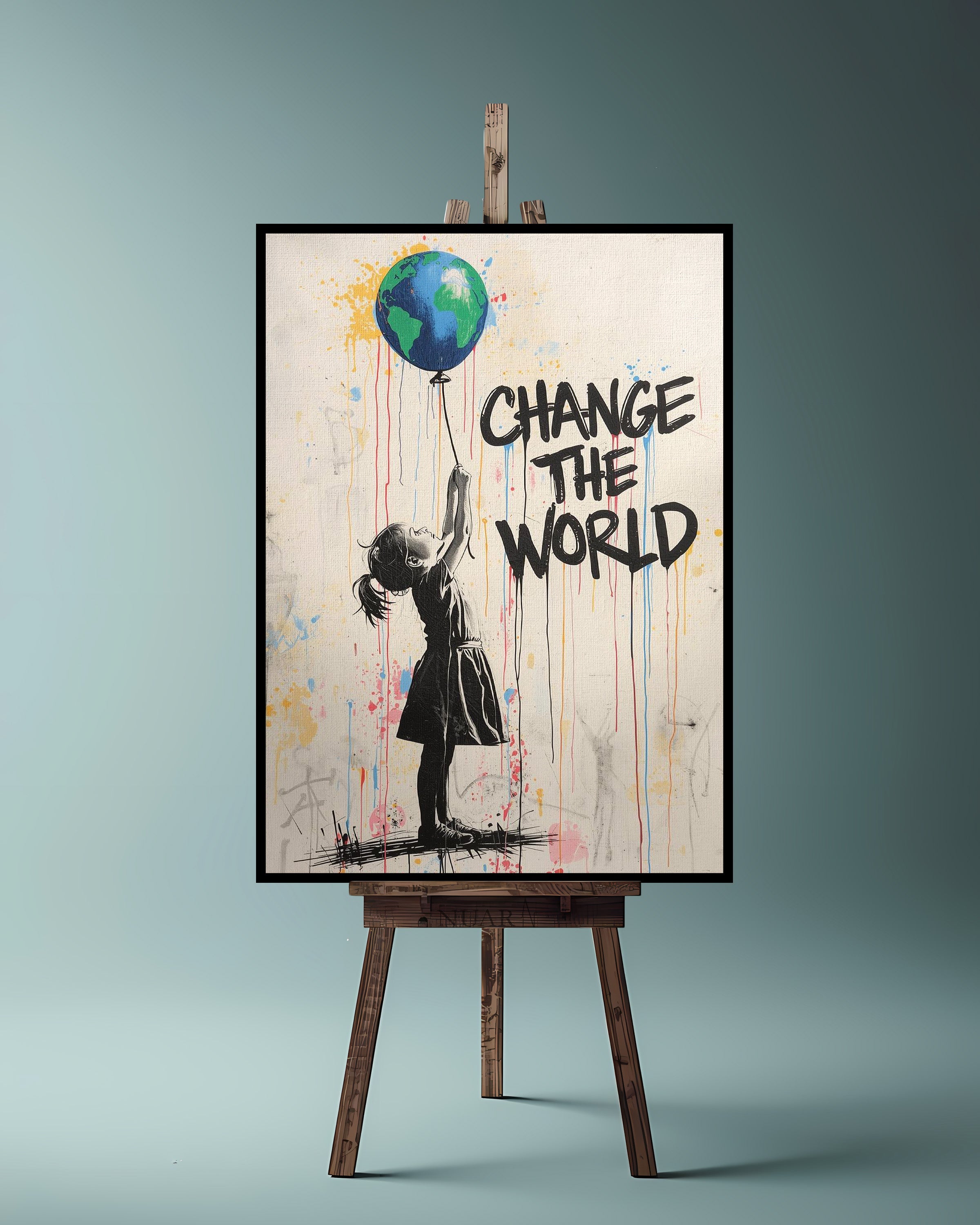 Quadro su tela da parete - Pronto da appendere - Sinum