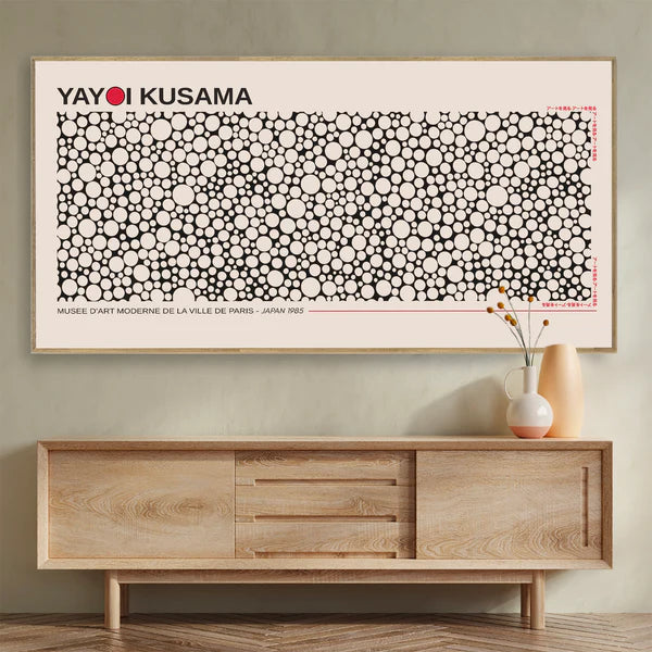 Quadro su tela da parete - Pronto da appendere - Yayoi Kusama