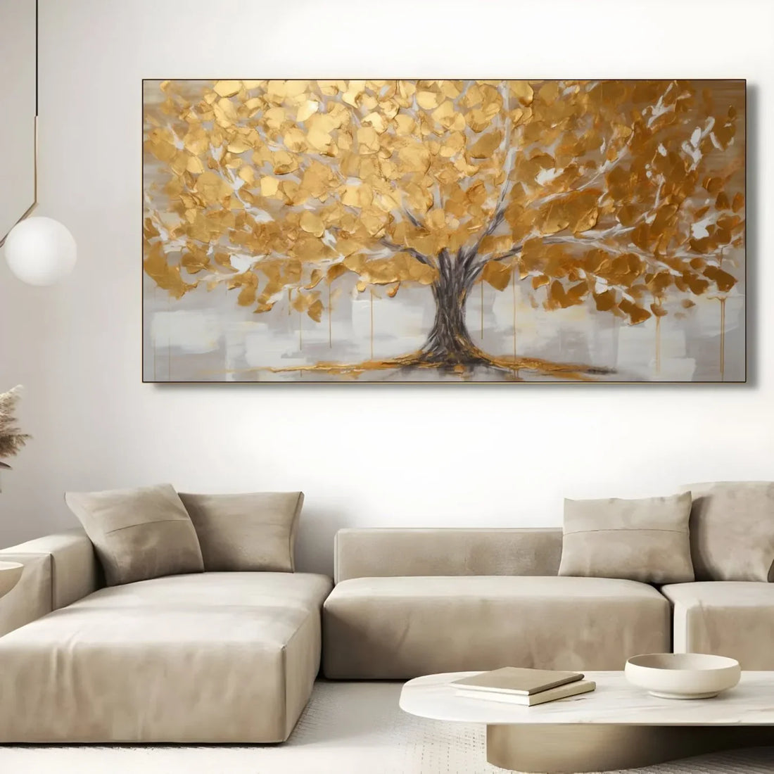 Quadro su tela da parete - Pronto da appendere - Albero della Felicità
