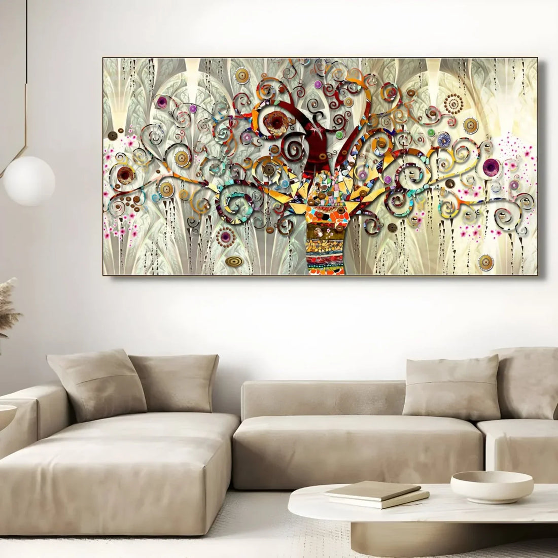 Quadro su tela da parete - Pronto da appendere - Albero della Vita