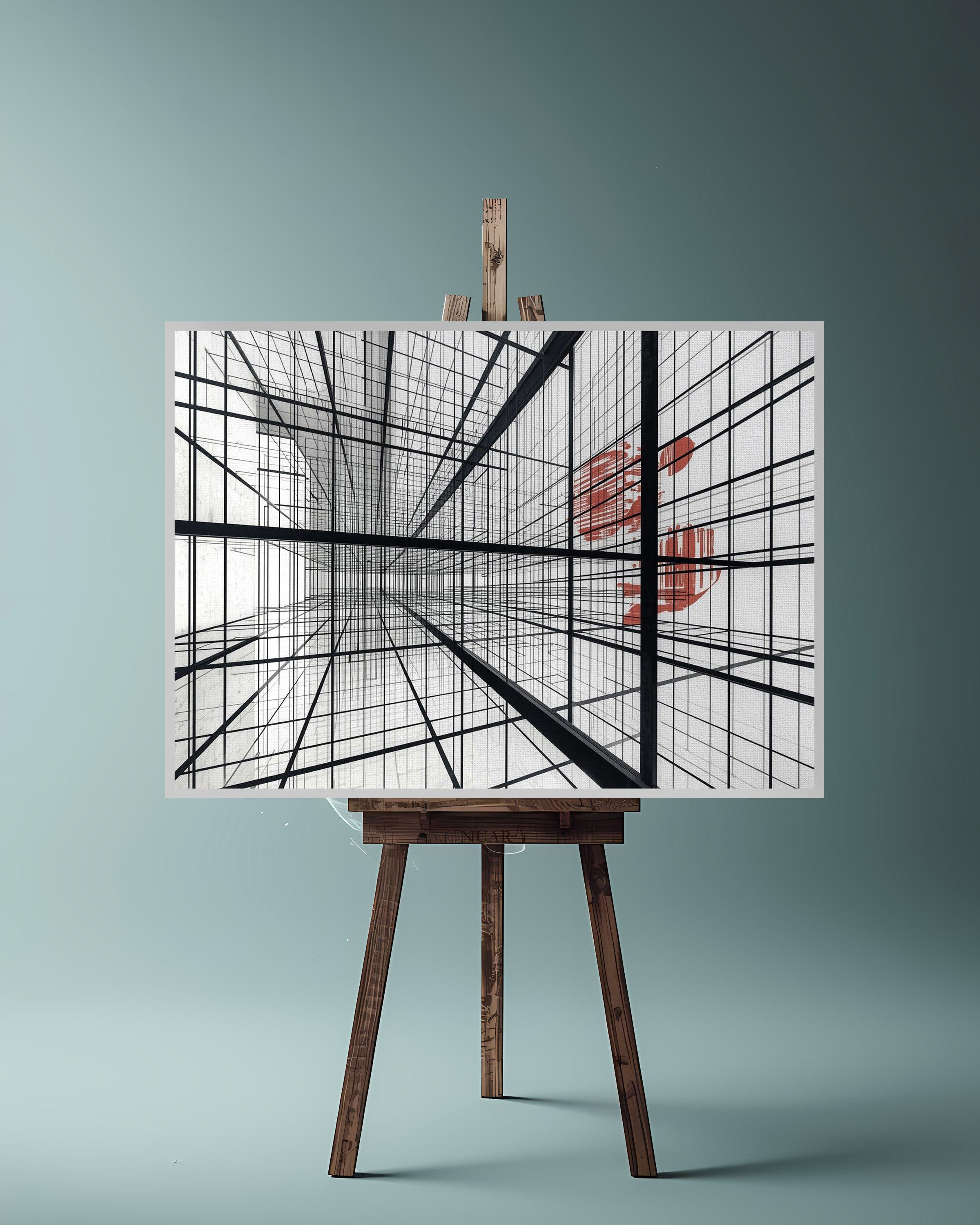 Quadro su tela da parete - Pronto da appendere - Textural