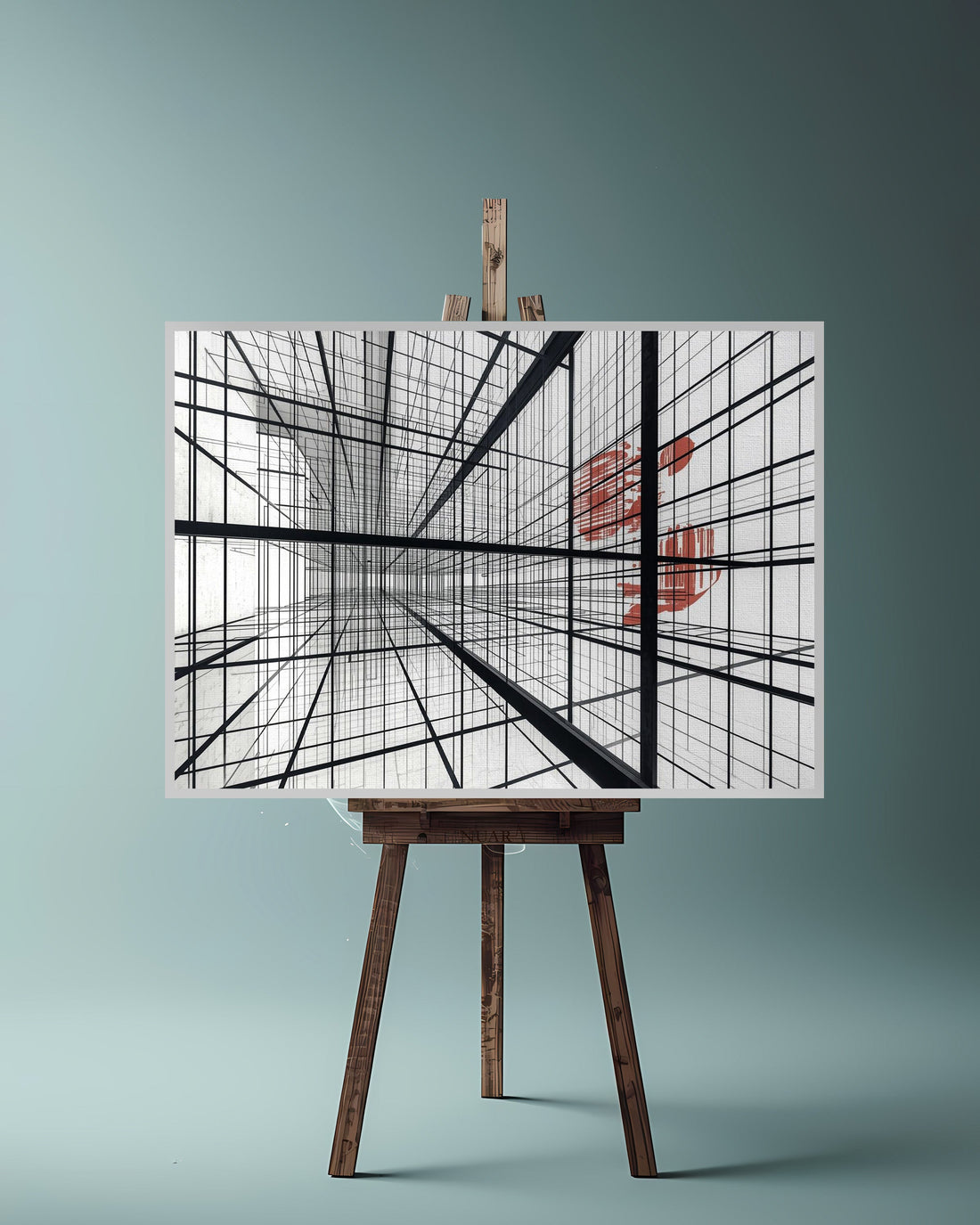 Quadro su tela da parete - Pronto da appendere - Textural