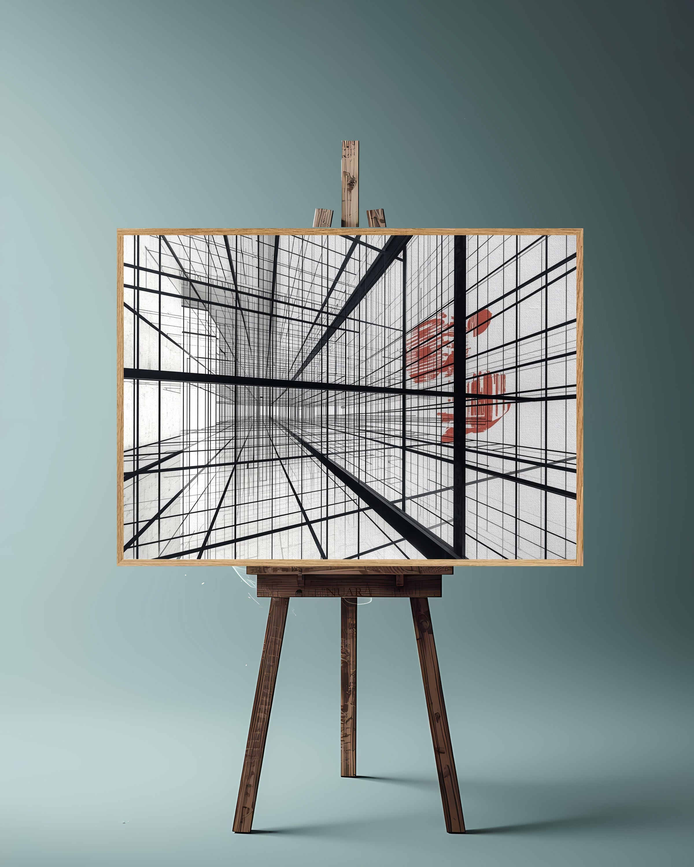 Quadro su tela da parete - Pronto da appendere - Textural