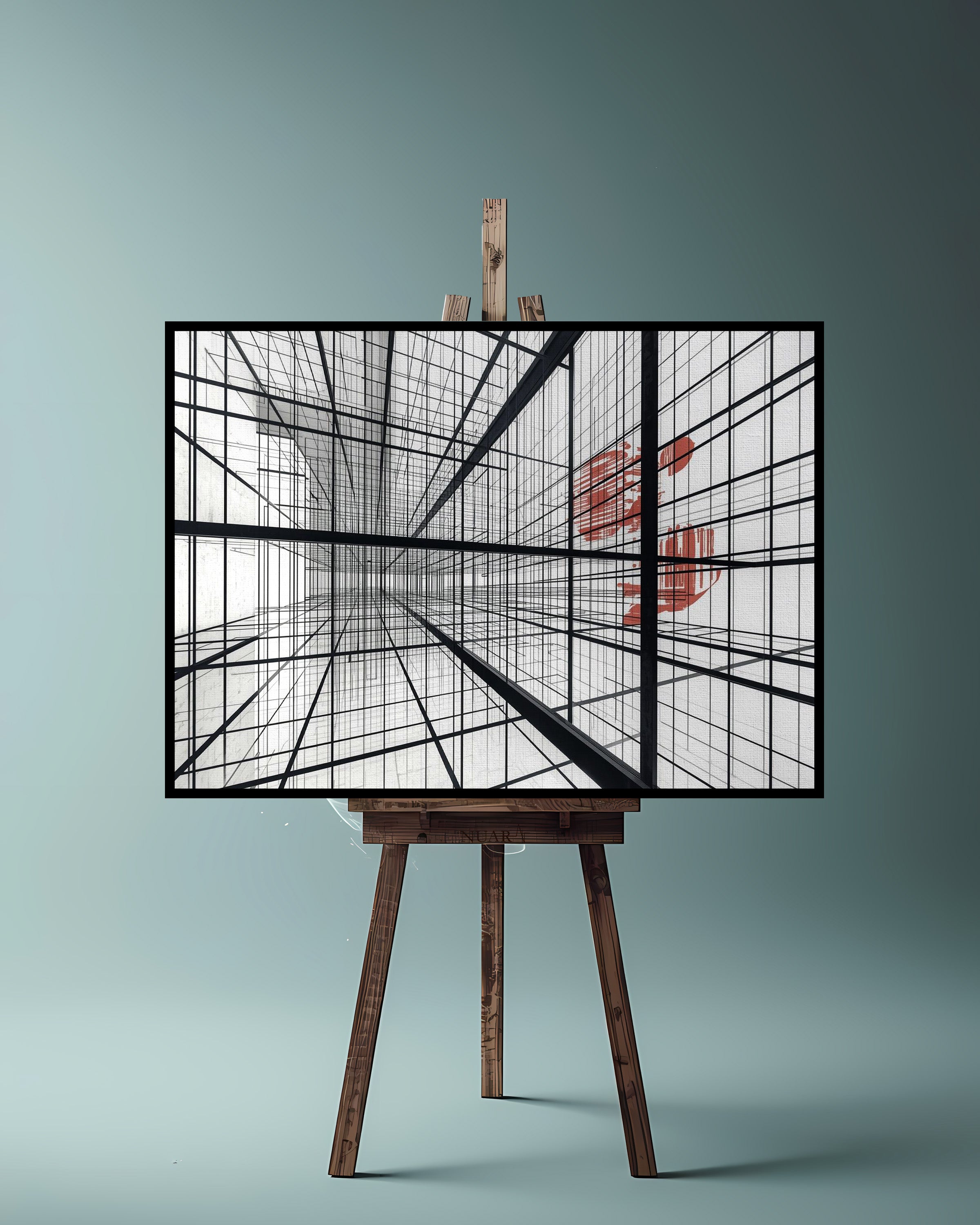 Quadro su tela da parete - Pronto da appendere - Textural