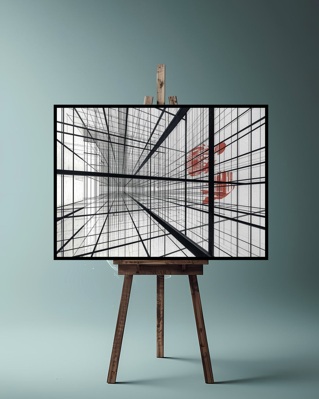 Quadro su tela da parete - Pronto da appendere - Textural