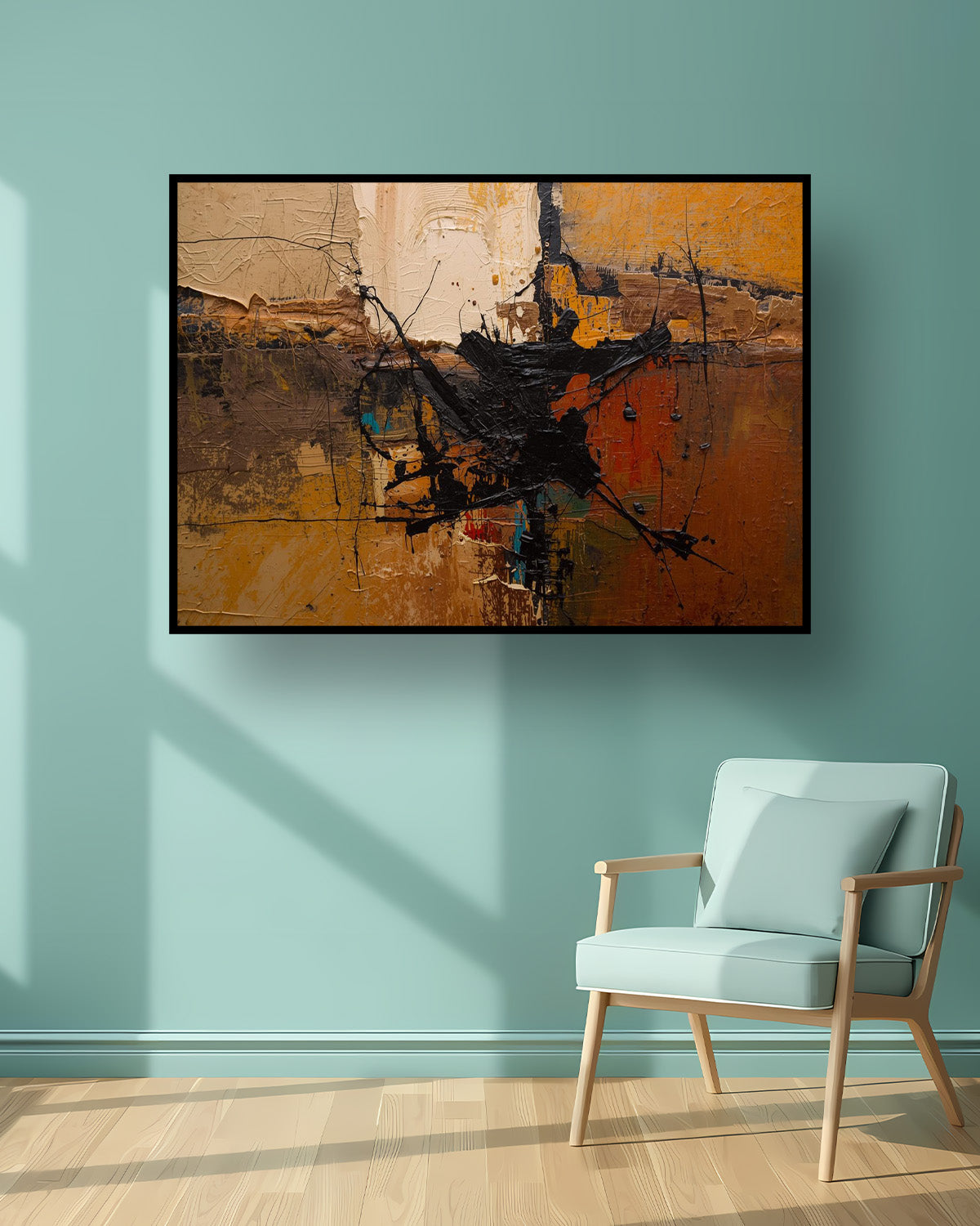 Quadro su tela da parete - Pronto da appendere - Sguardo