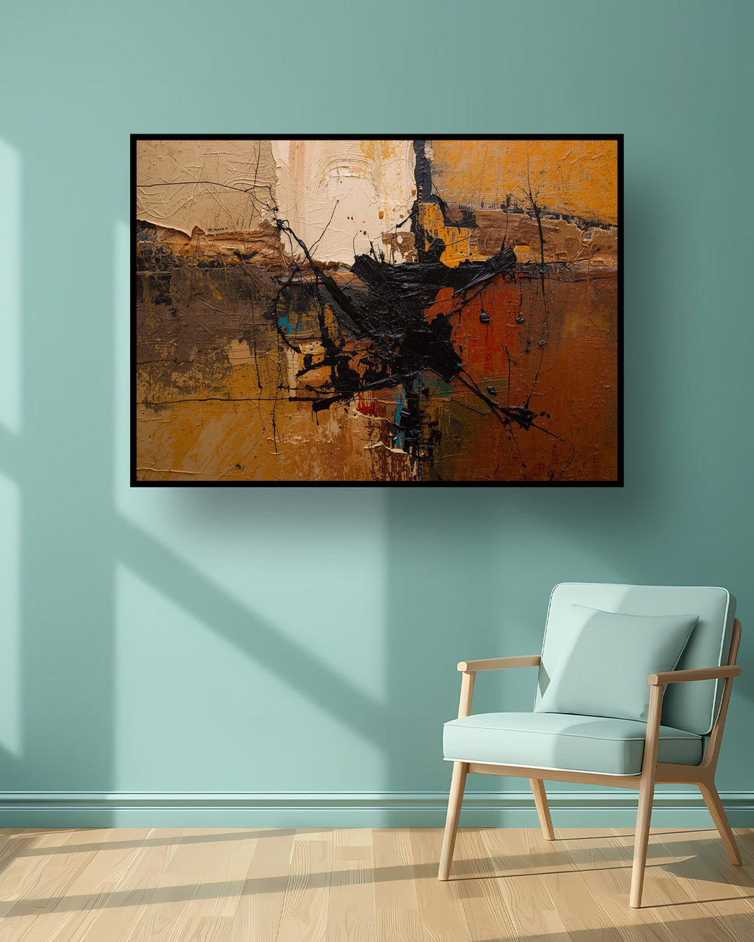 Quadro su tela da parete - Pronto da appendere - Sguardo