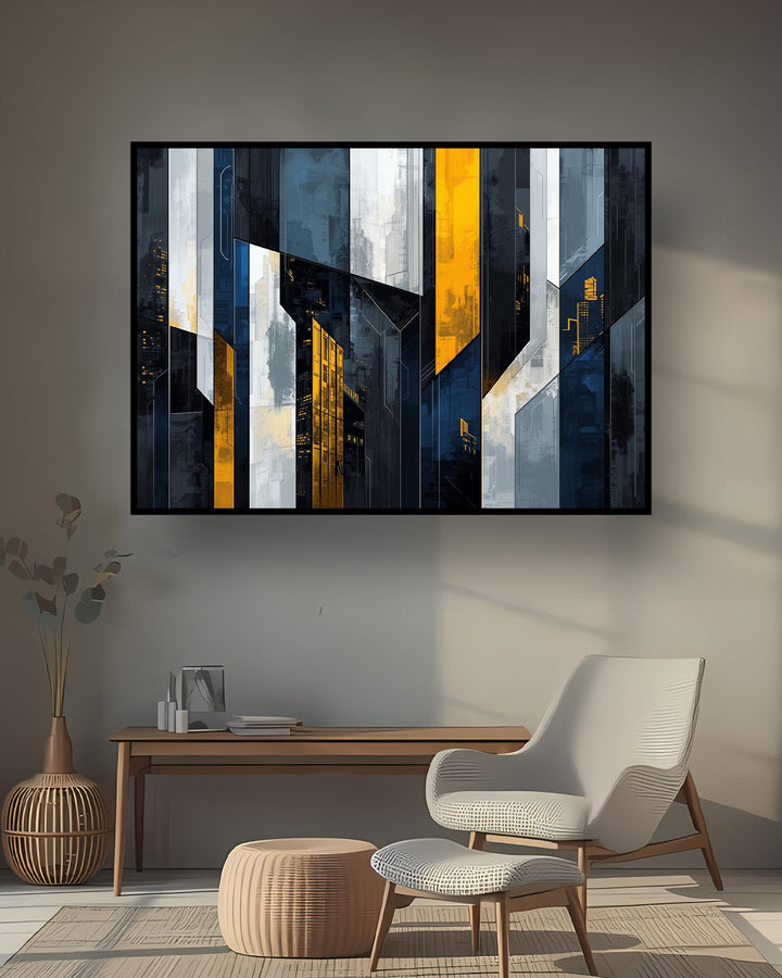 Quadro su tela da parete - Pronto da appendere - Concept City