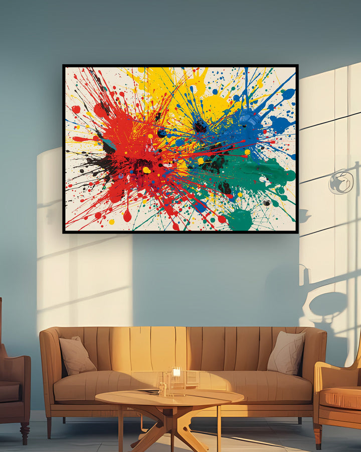 Quadro su tela da parete - Pronto da appendere - Color Explosion