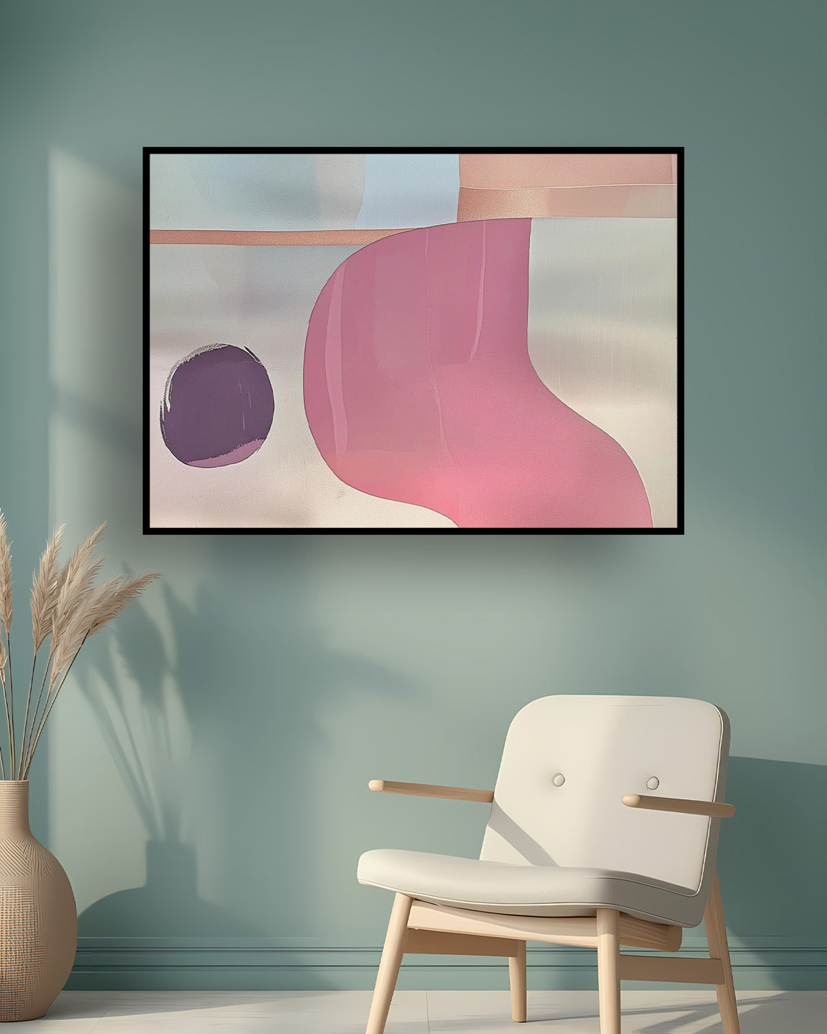 Quadro su tela da parete - Pronto da appendere - Petal