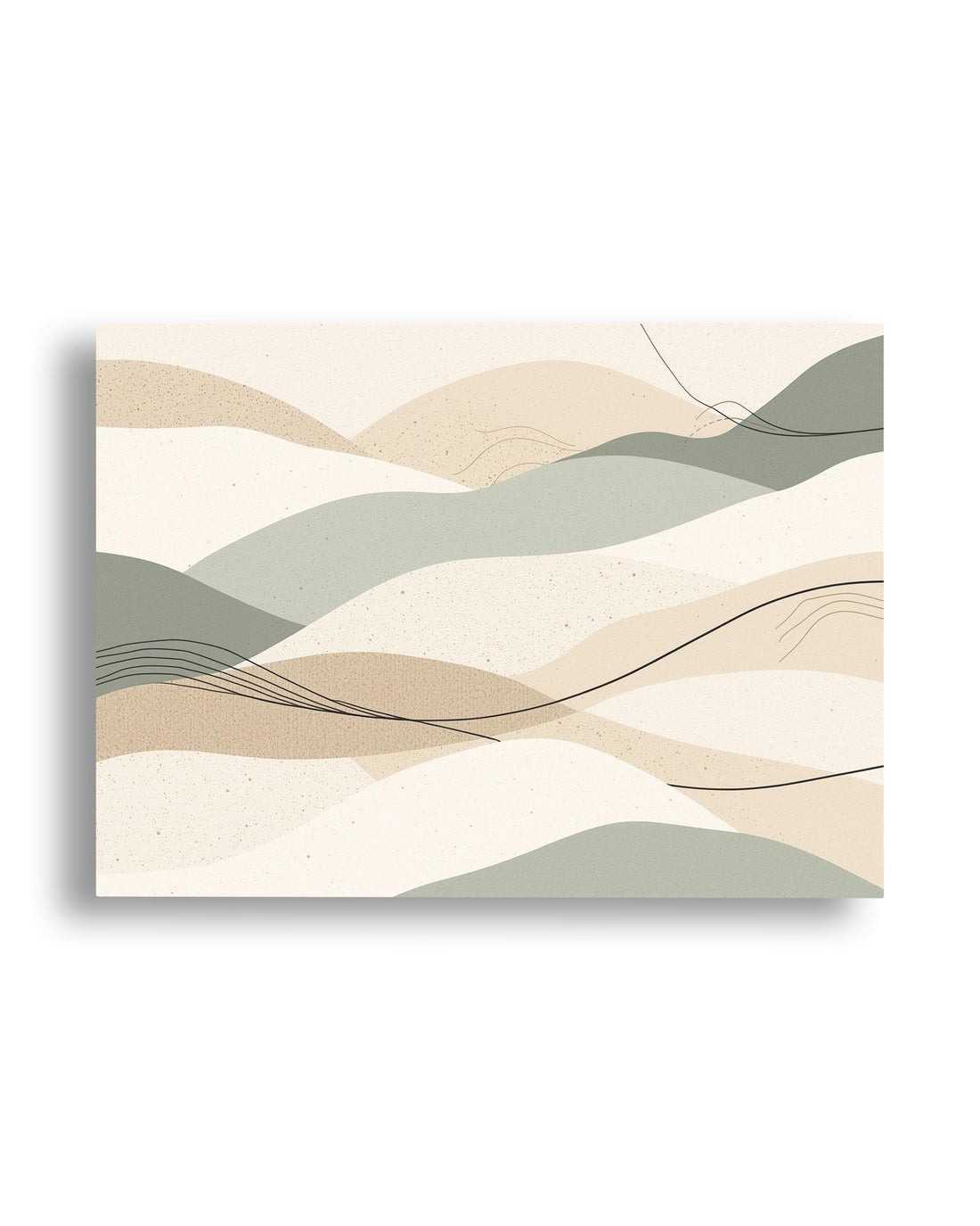 Quadro su tela da parete - Pronto da appendere - Dune