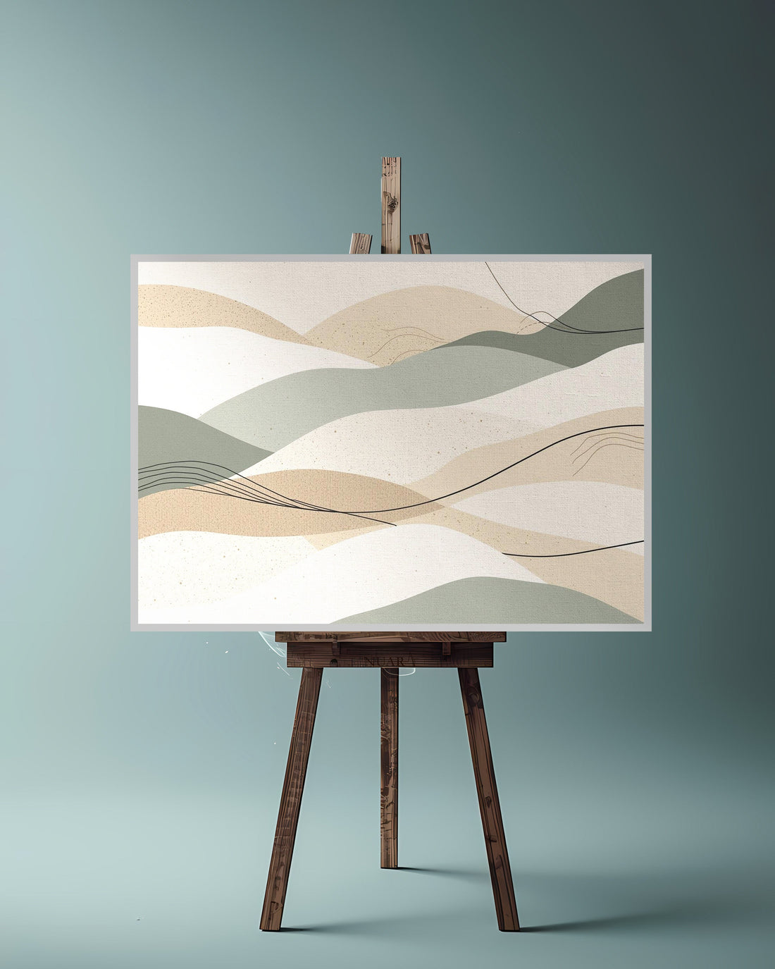 Quadro su tela da parete - Pronto da appendere - Dune