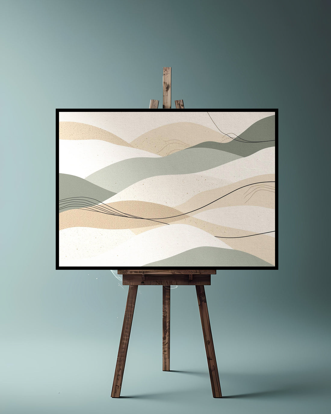 Quadro su tela da parete - Pronto da appendere - Dune