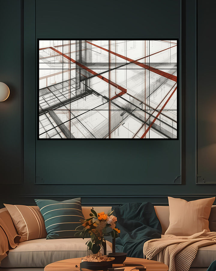 Quadro su tela da parete - Pronto da appendere - Escape Concept