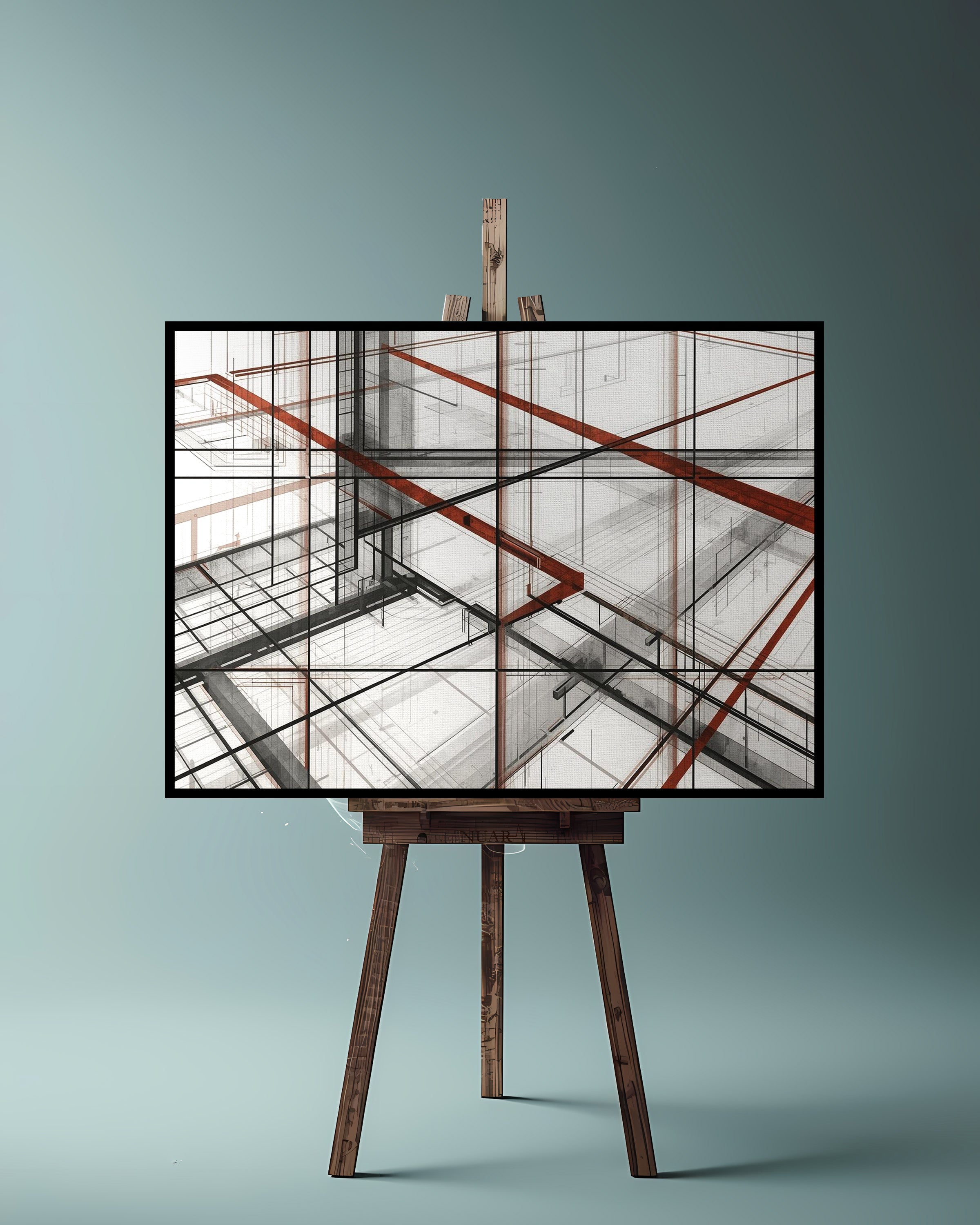 Quadro su tela da parete - Pronto da appendere - Escape Concept