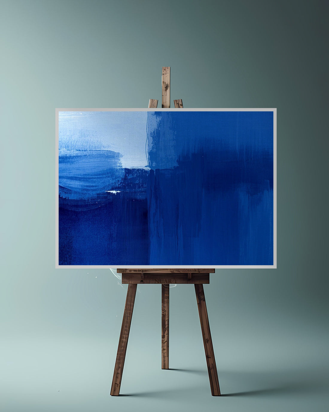 Quadro su tela da parete - Pronto da appendere - Blue