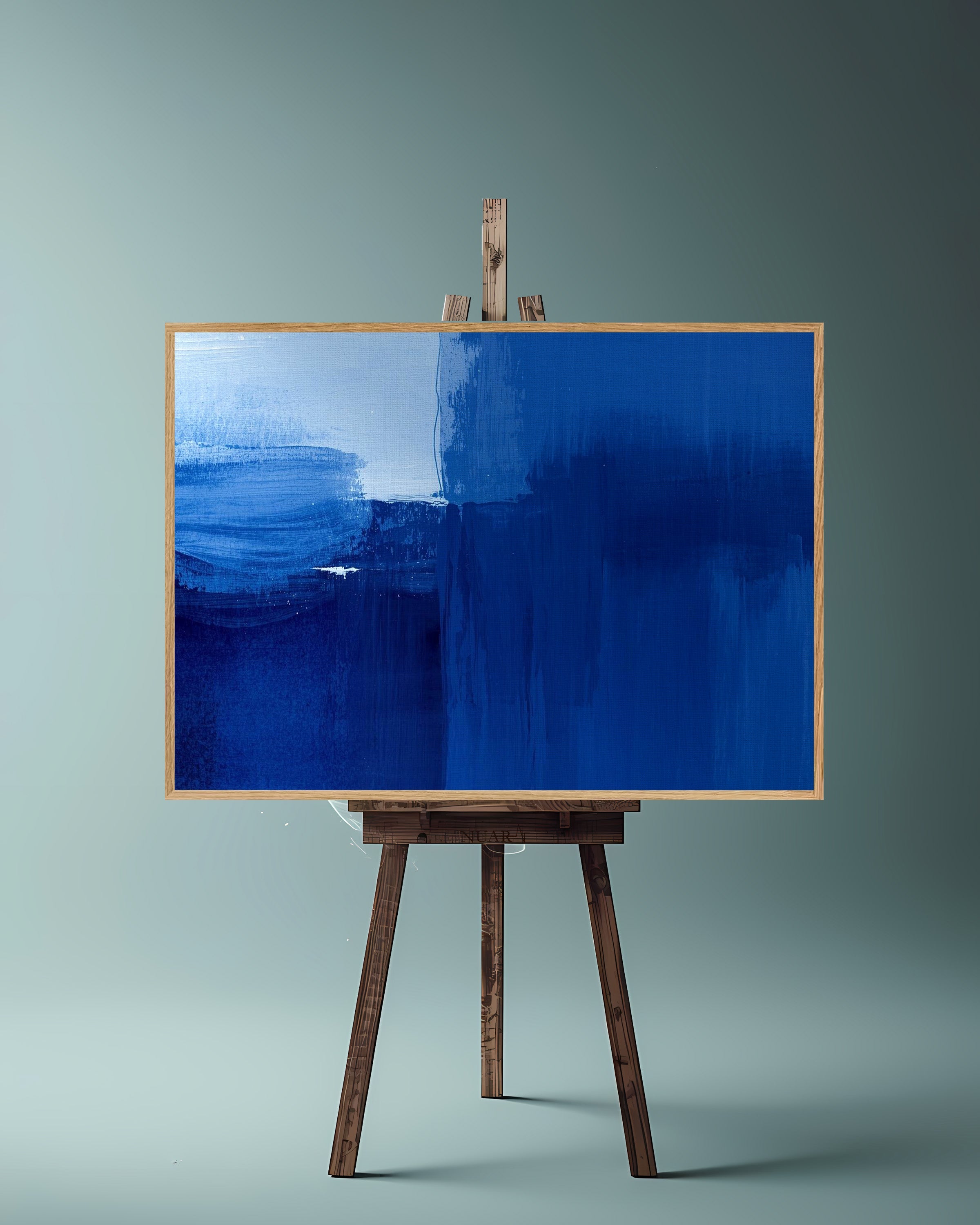 Quadro su tela da parete - Pronto da appendere - Blue