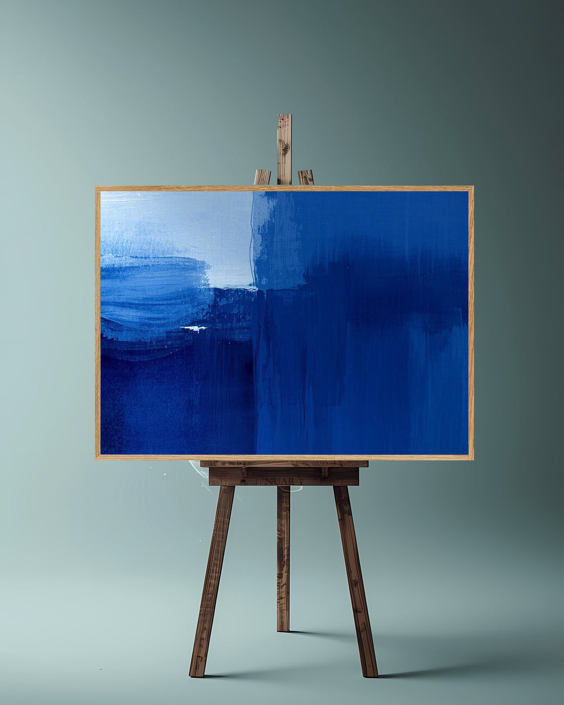 Quadro su tela da parete - Pronto da appendere - Blue