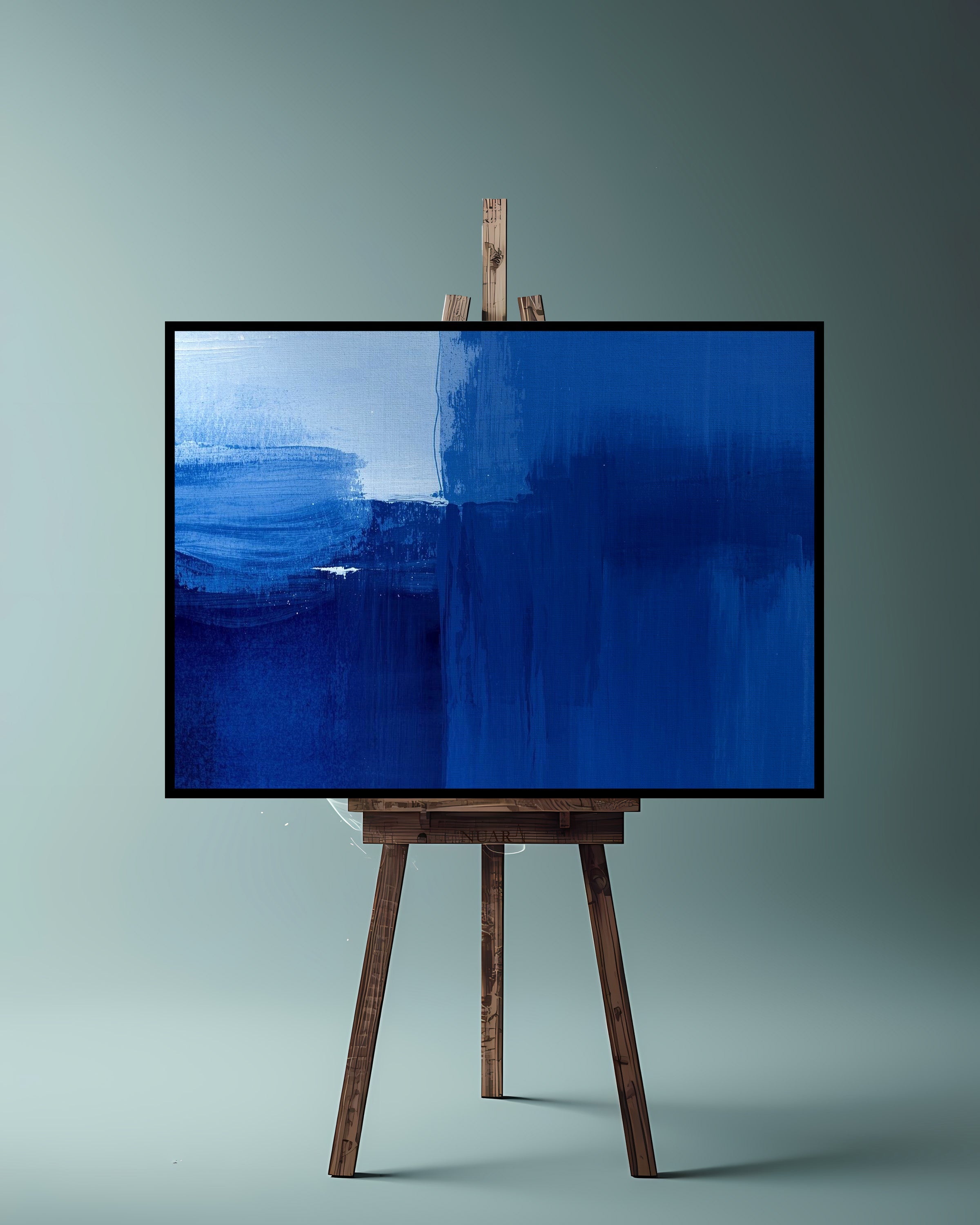 Quadro su tela da parete - Pronto da appendere - Blue