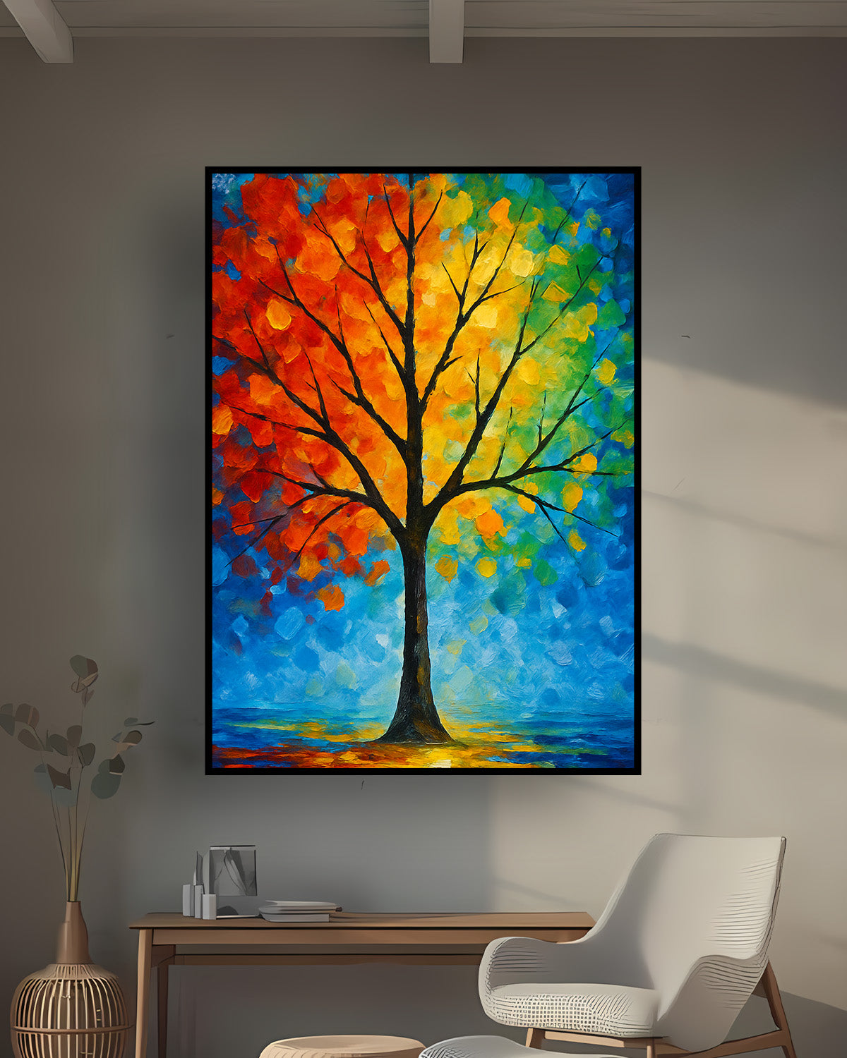 Quadro su tela da parete - Pronto da appendere - Natura Pastello