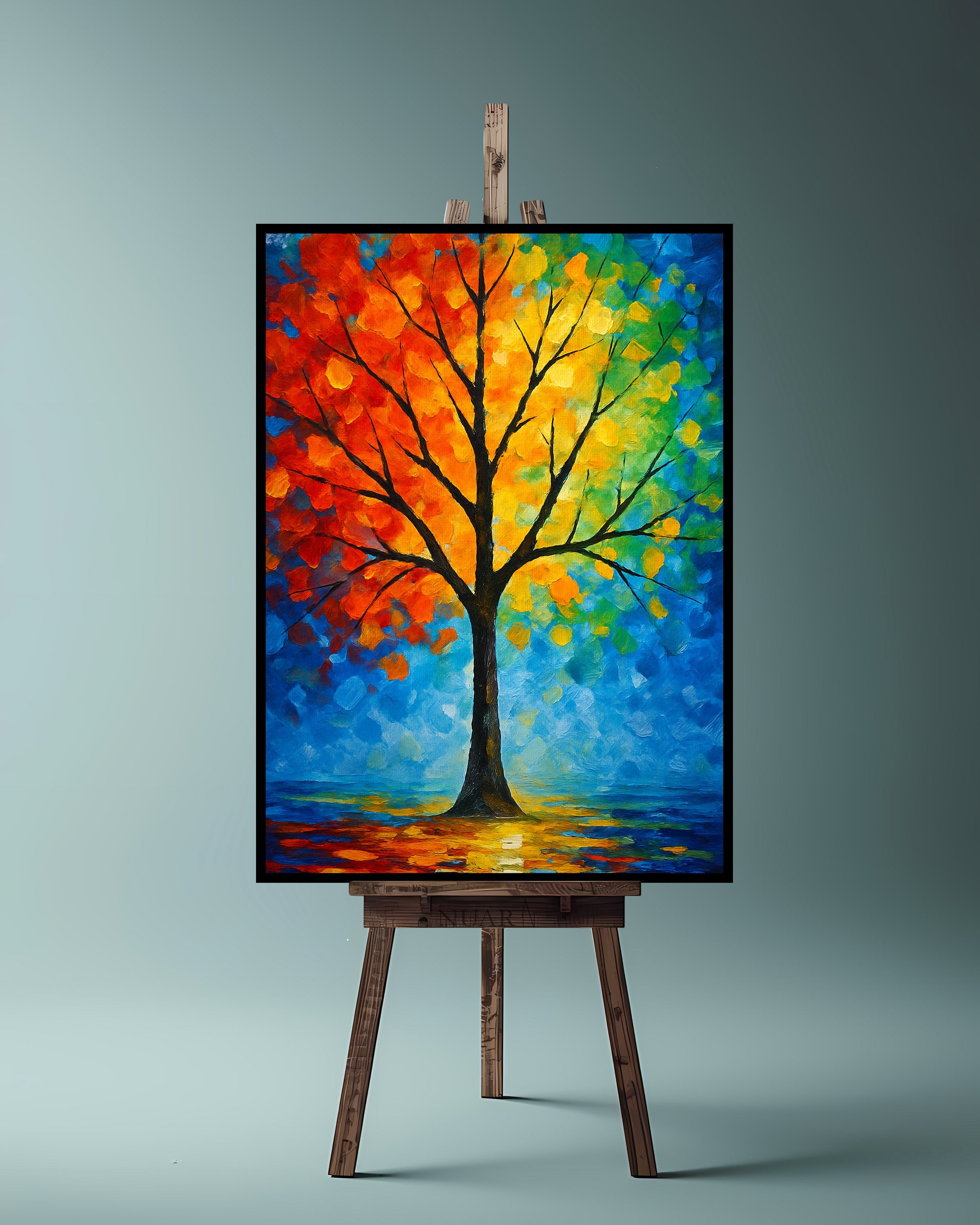 Quadro su tela da parete - Pronto da appendere - Natura Pastello