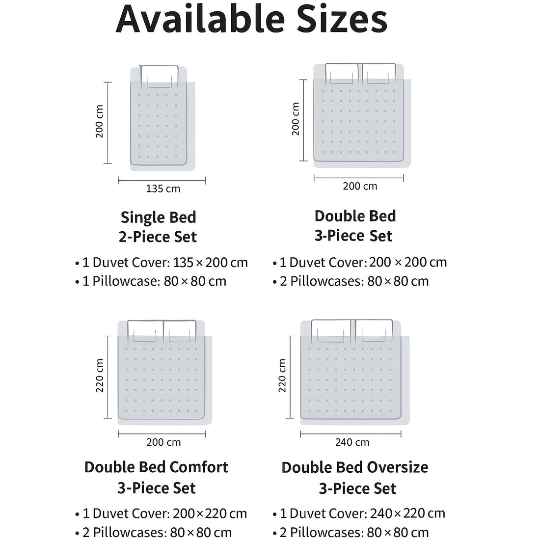 2/3pcs Seersucker Bedding Set, Soft Solid Color Brushed Microfiber Duvet Cover with Pillowcase 80x80cm, Modern & Easy Care