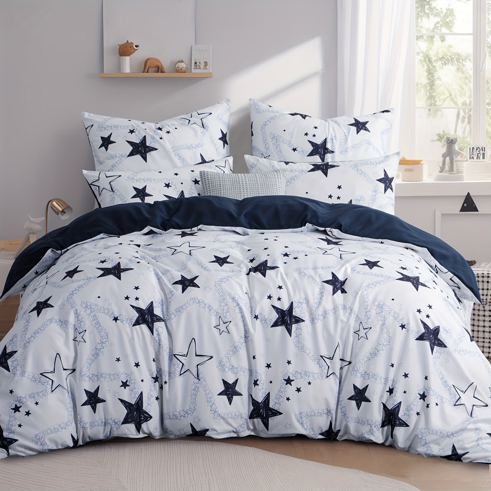 Copripiumino Stars in microfibra