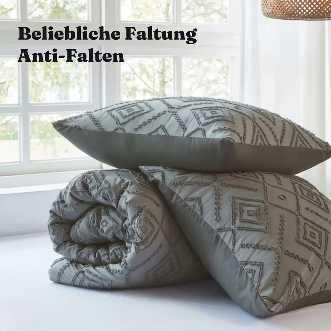 2pcs/3pcs Bohemian Jacquard Duvet Cover Pillowcase Soft, Skin friendly, Comfortable, Breathable, Machine Washable Zipper Closure Four Seasons Universal Simple Luxury Suitable for Bedrooms, Rooms, Hotels, etc. Duvet Set