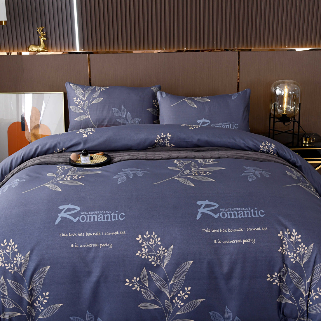 Set copripiumino – 3 pezzi: copripiumino, lenzuolo con angoli e 1 federa