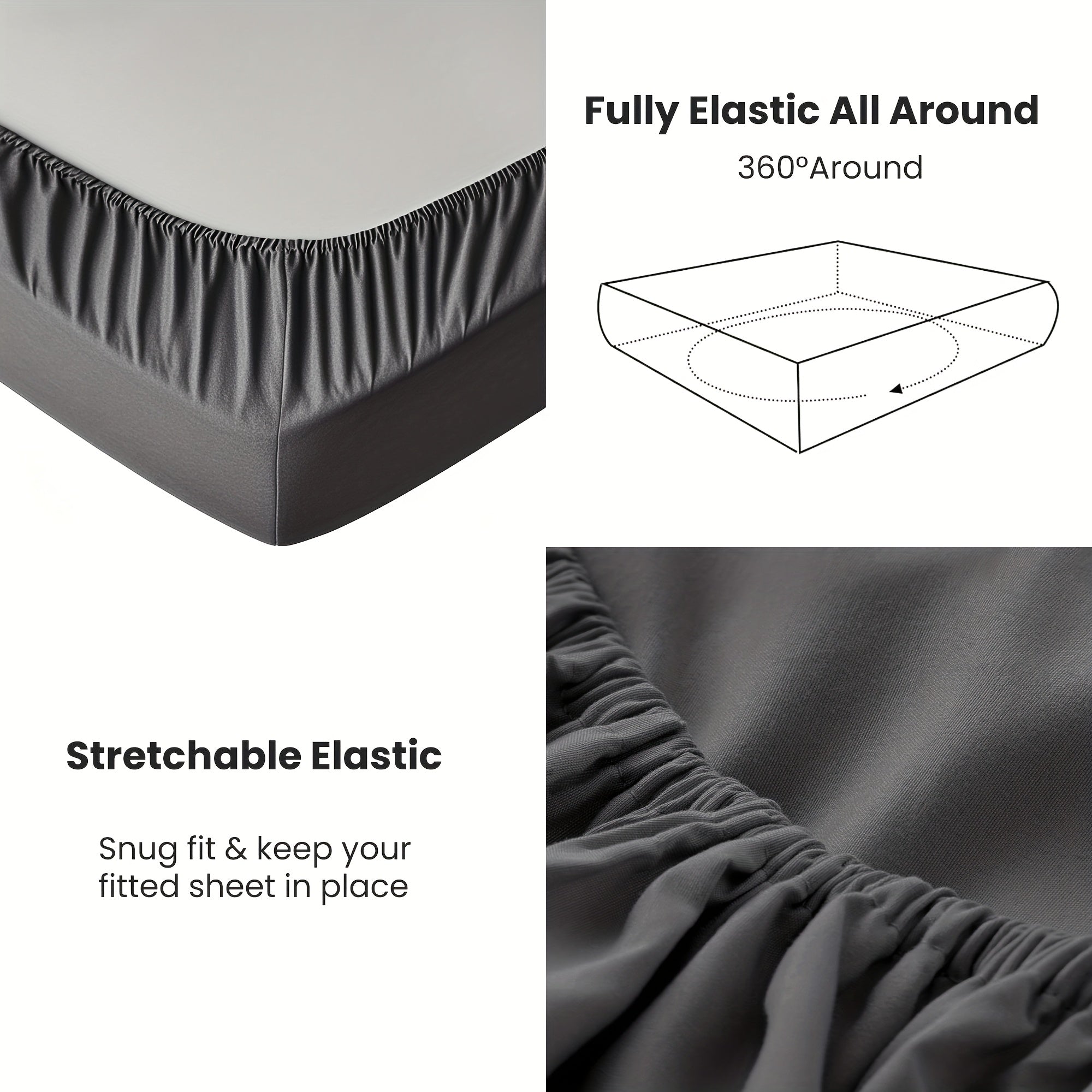 Lenzuolo con angoli in microfibra - senza federe