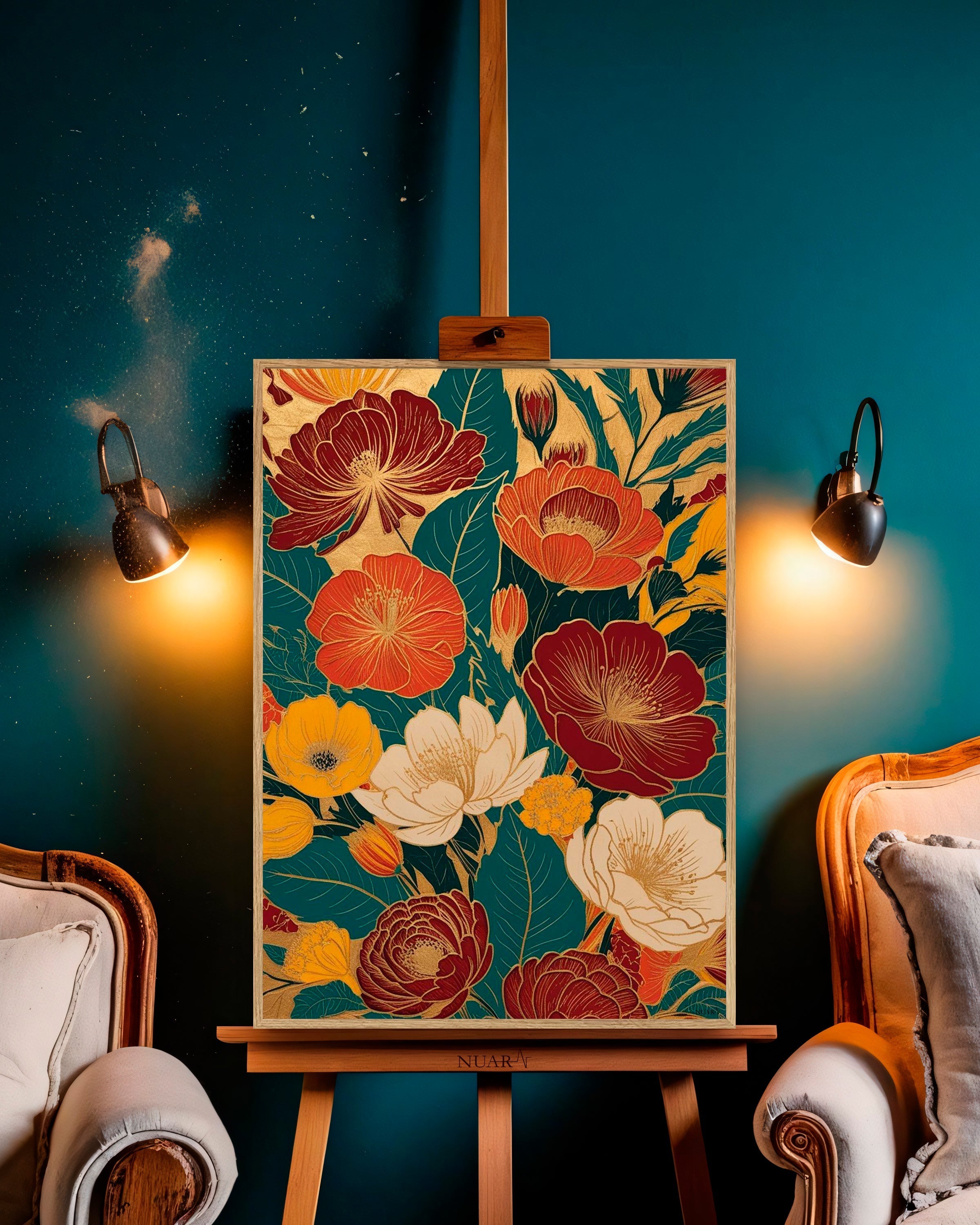 Quadro su tela da parete - Pronto da appendere - Botanic