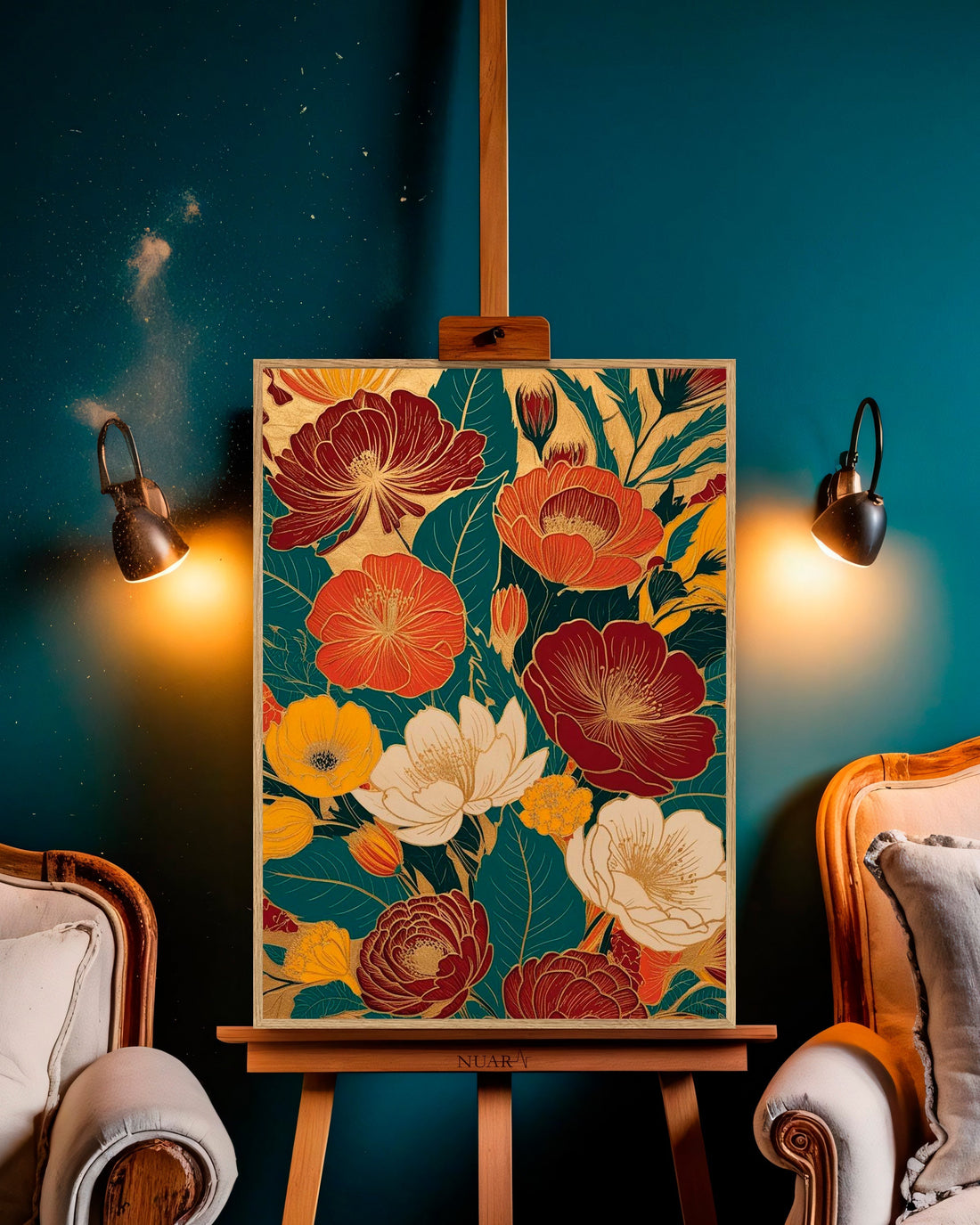 Quadro su tela da parete - Pronto da appendere - Botanic