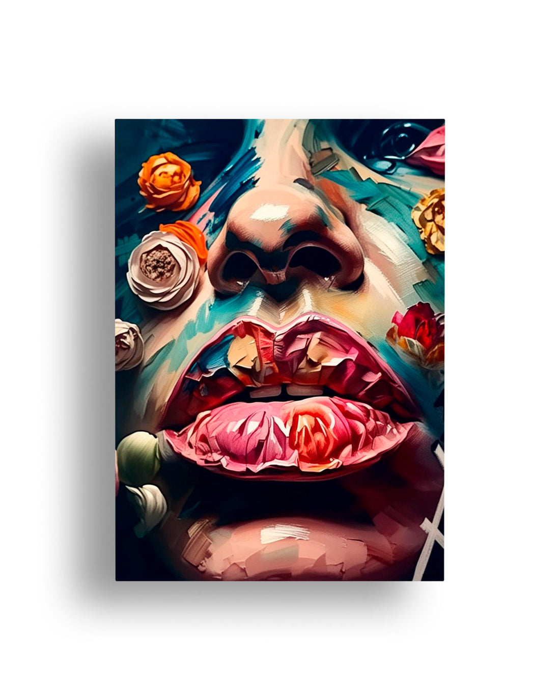 Quadro su tela da parete - Pronto da appendere - Bocca di Rosa