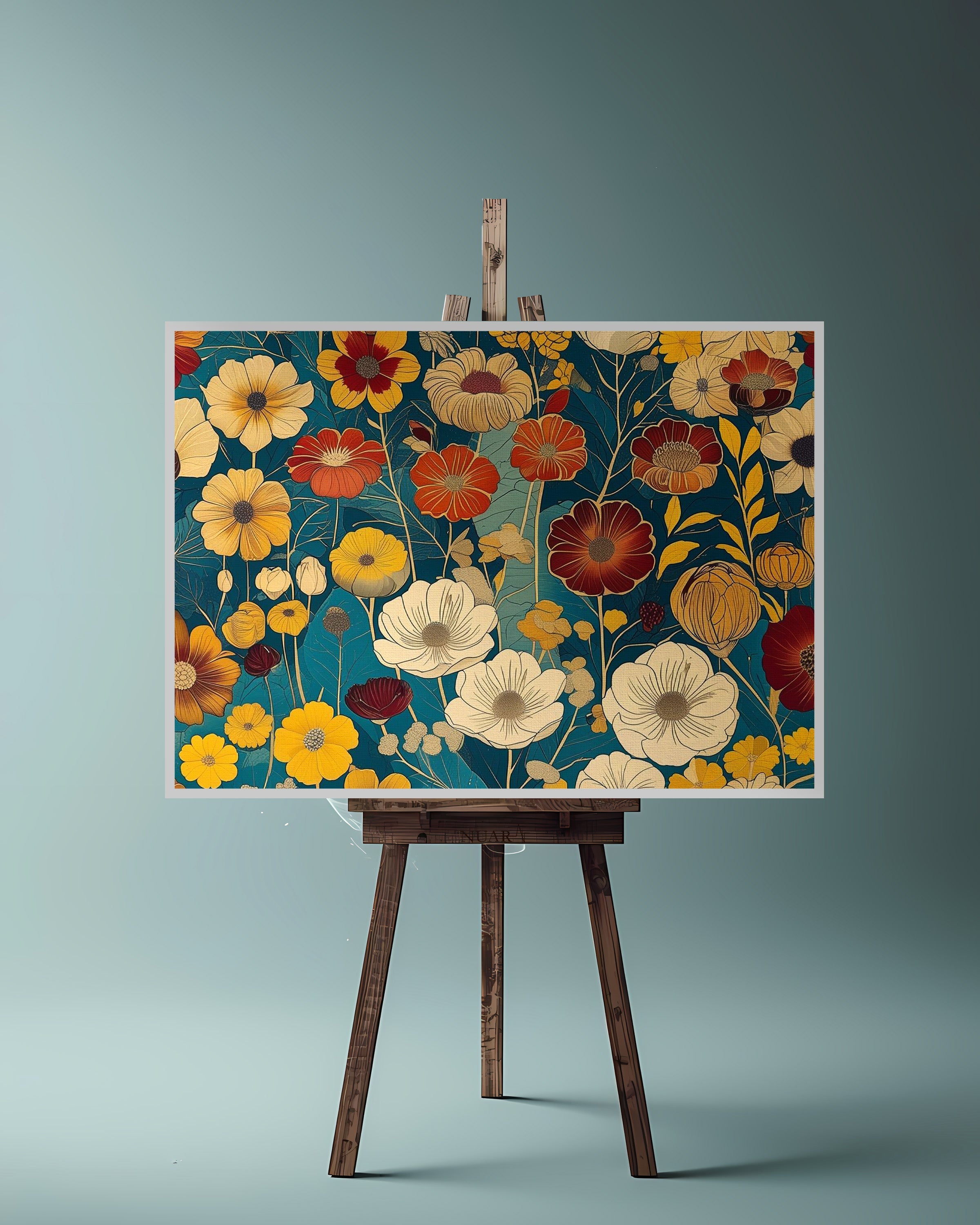 Quadro su tela da parete - Pronto da appendere - Gioia