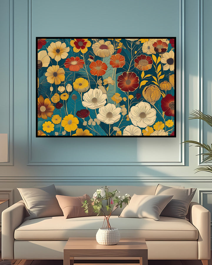 Quadro su tela da parete - Pronto da appendere - Gioia