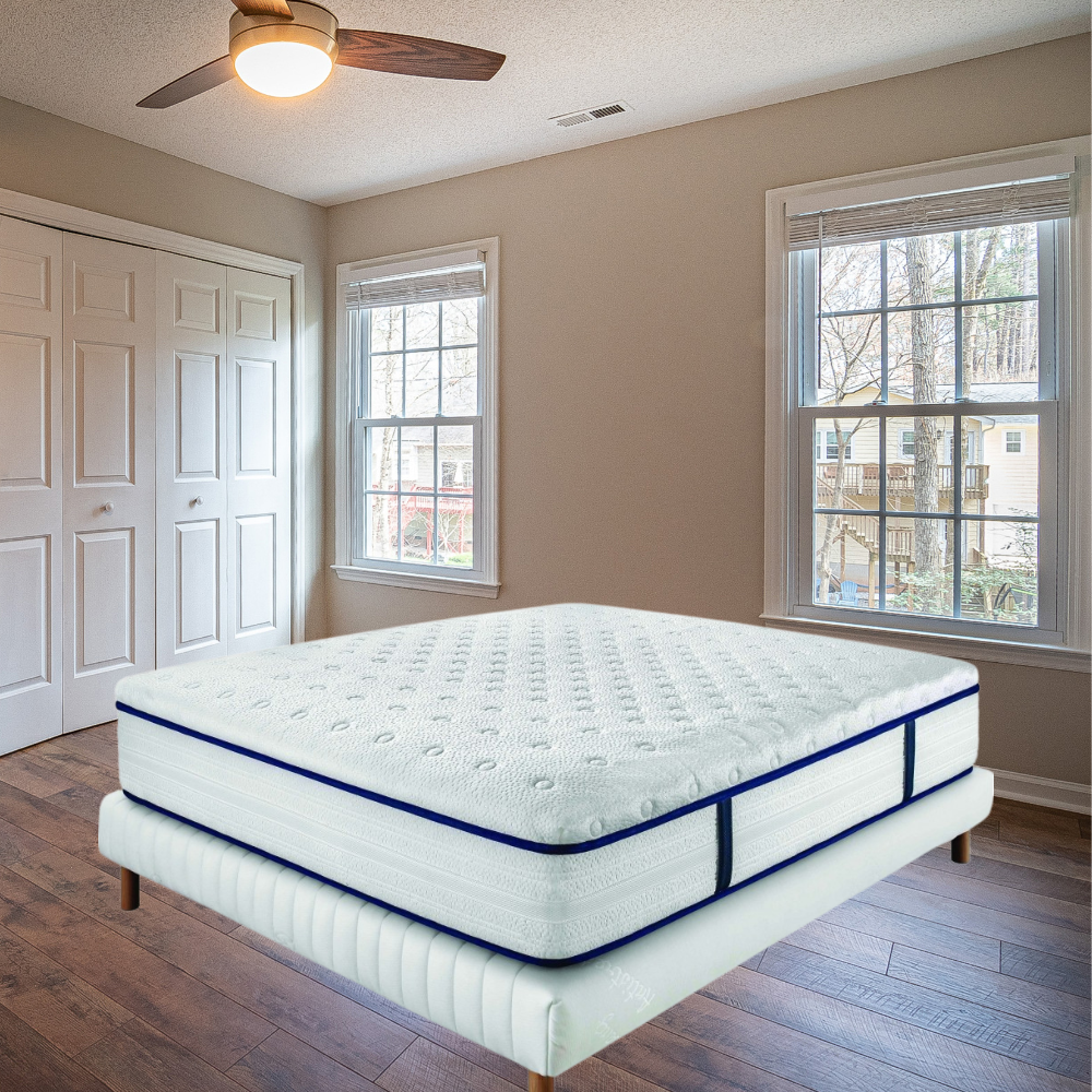 Materasso king size a molle insacchettate più Topper in memory removibile H35 cm - GIOVE