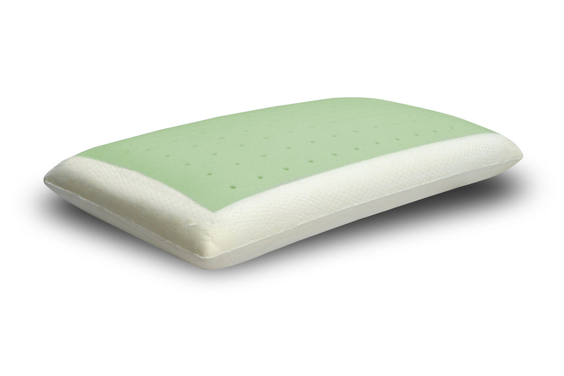 Cuscino saponetta in memory foam ad alta densità con inserto in Aloe e fodera 3d - Aromatizzato Aloe
